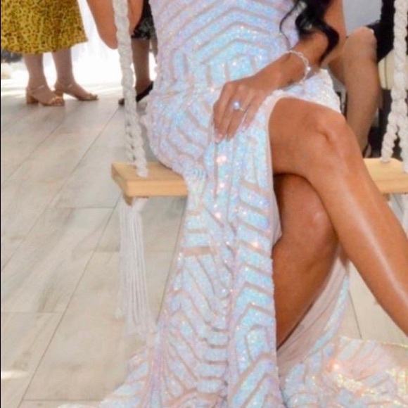 Jovani 2022, iridescent sequins throughout the Dress - Picture 7 of 13